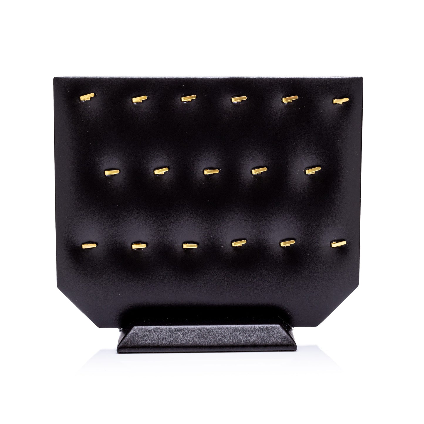 Tabla Chica Para 14 Dijes Vinil Piel Negro