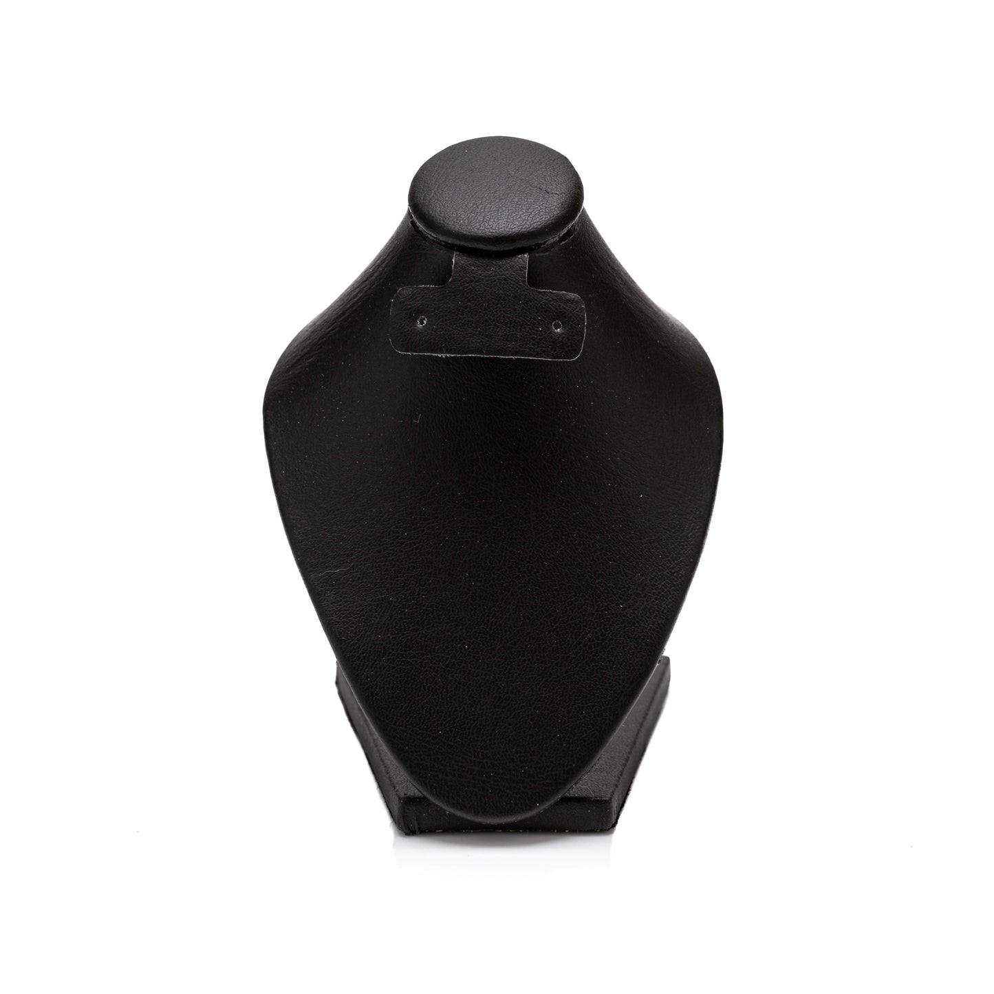 Cuello Mini Con Aretes Vinil Piel Negro