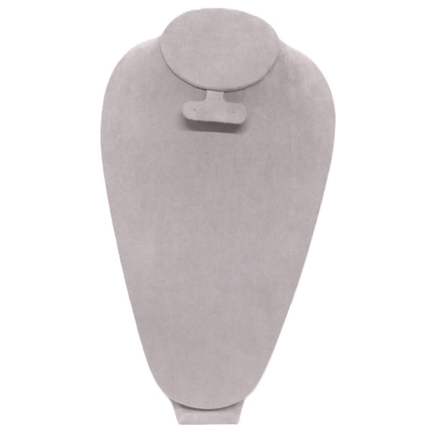 Cuello Rueda Diferente Con Arete Tipo Suede Gris