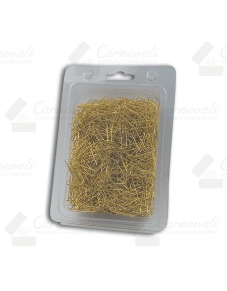 Ganchos Para Joyeria Tipo U paq 100 pz