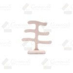 Arbolito Tipo Suede Rosa Para 12 Pares De Aretes