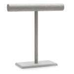 Bastón Torre Grande Para Cadenas Tipo Suede Gris