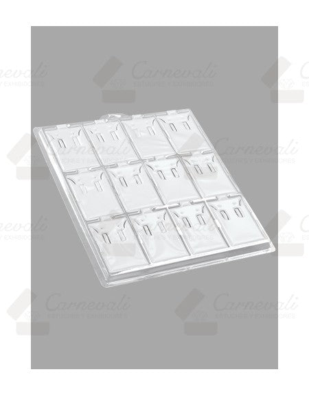 Charola De Acetato Para Blister De Juego Grande De 12 Pzs