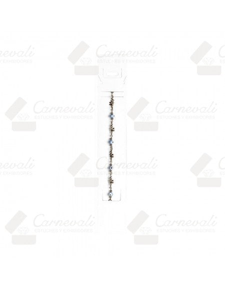 Inserto De Cartón 2×10 Pulgadas Blanco Para Pulsera