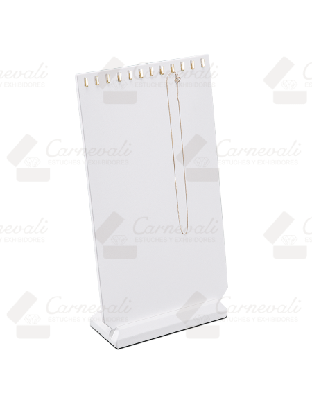 Tabla Para 10 Cadenas Vinil Piel