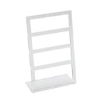 Exh 4 Niveles Para 16 Pares De Aretes Acrílico Glass